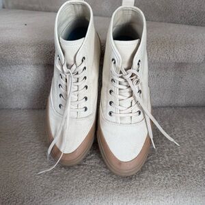 SeaVees Mammoth Boot High-Top Sneakers in water-resistant cotton canvas